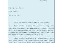 Contoh Surat Pribadi Yang Baik Dan Benar Aneka Macam Contoh