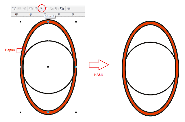 Tutorial Membuat Logo AC Milan dengan CorelDRAW X Tutorial Membuat Logo AC Milan dengan CorelDRAW X4