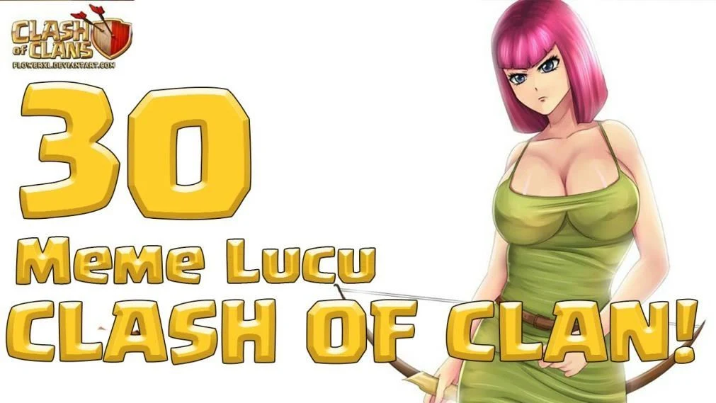 clash of clans editan lucu