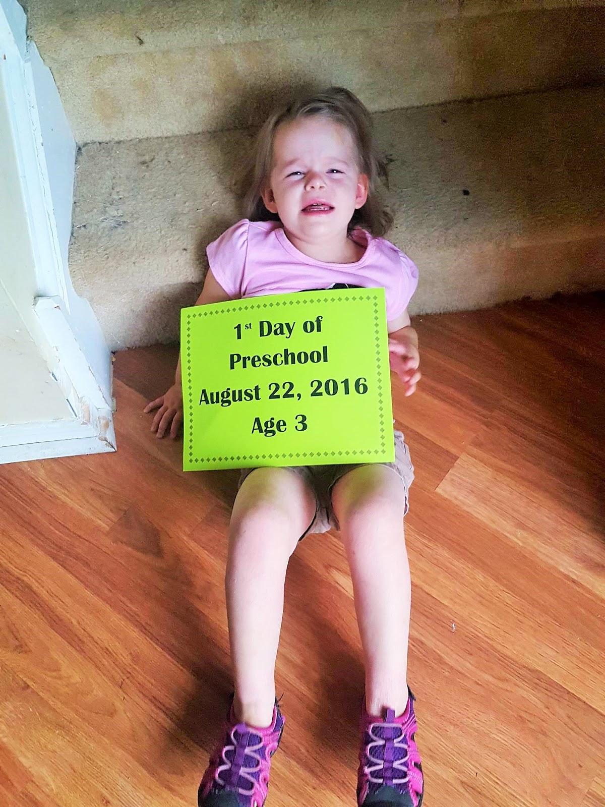 Triplets + Toddler: First Day of Preschool--In Our Words