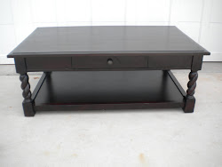solid wood coffee table...SOLD