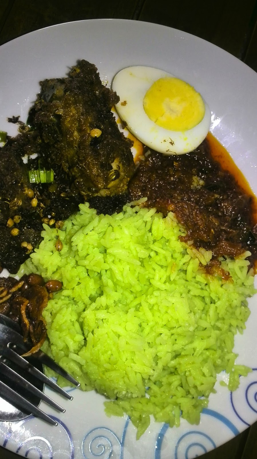 Namakucella: NASI LEMAK PANDAN HIJAU