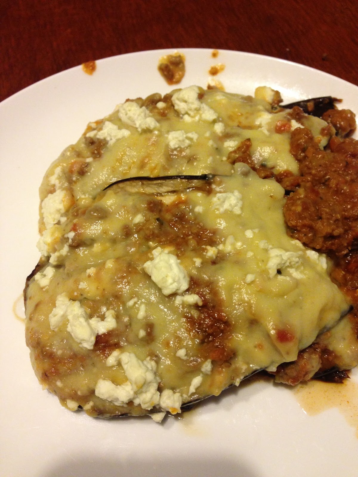 PrimalMamma Paleo Eggplant Bolognaise Lasagne (with Paleo béchamel sauce)