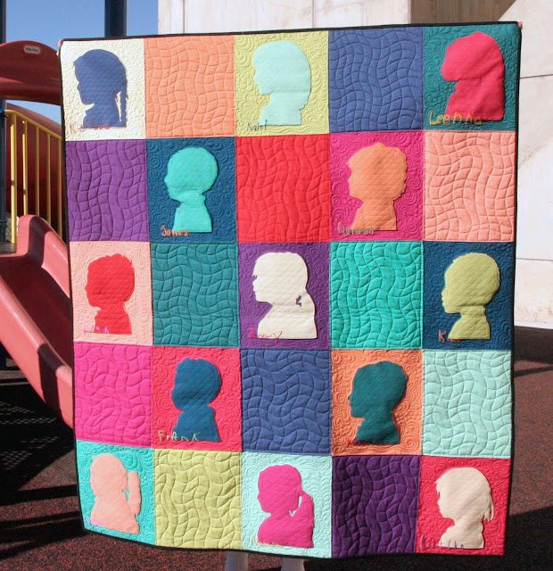 Buttons and Butterflies Sweet Silhouette {Quilt}