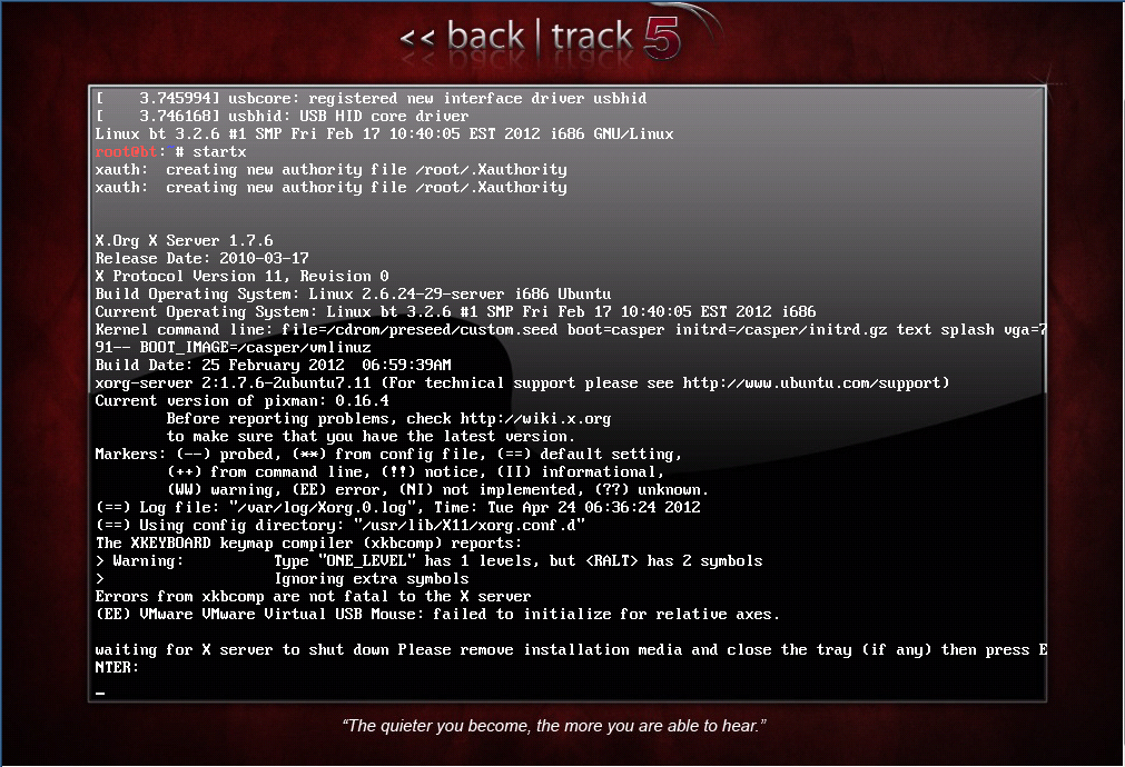 Backtrack 5 r2 Скриншот