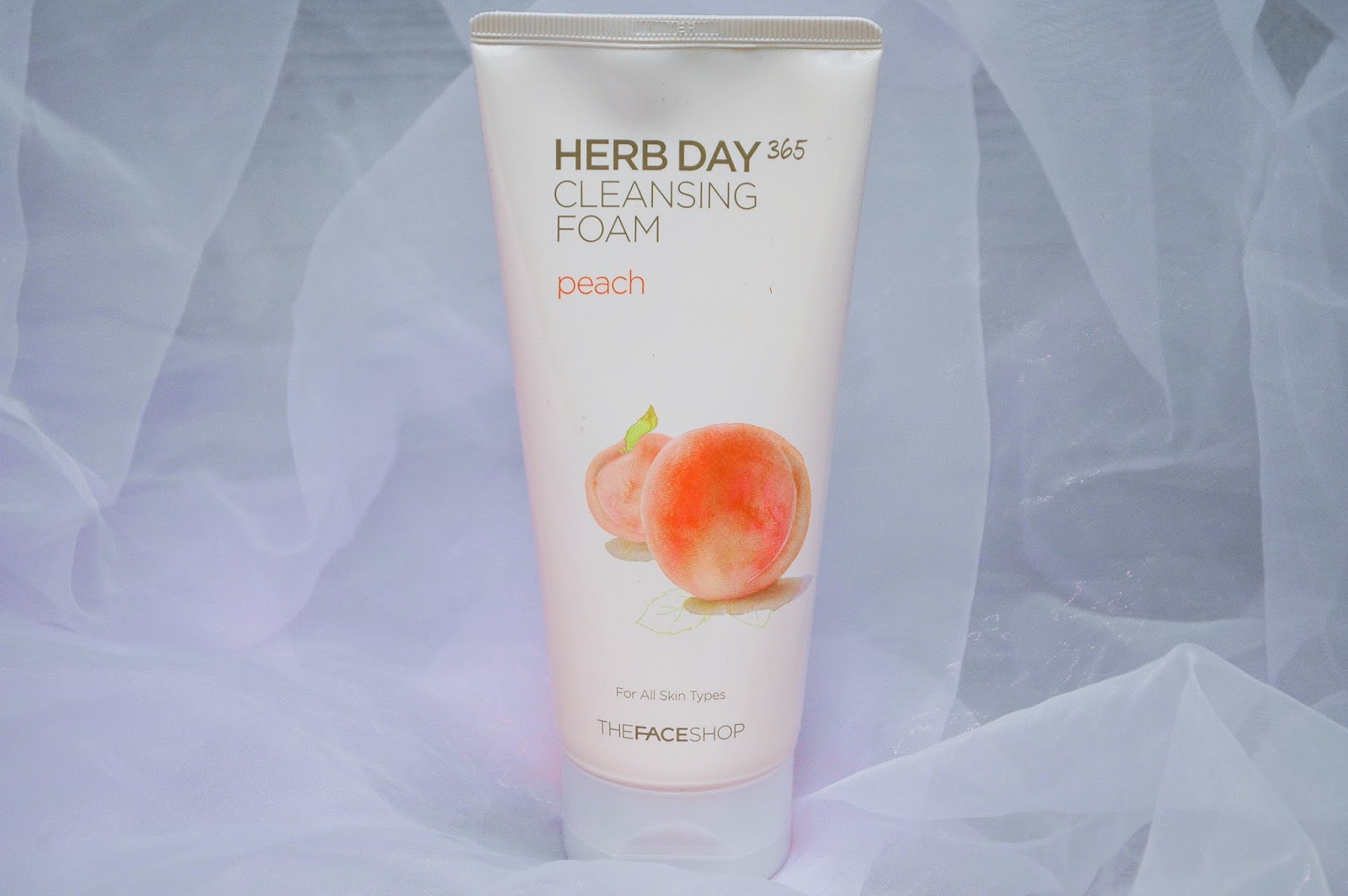REVIEW THE FACE SHOP Herb day 365 cleansing foam PEACH Big Beauty