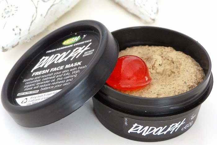 a photo of rudolph lush face mask