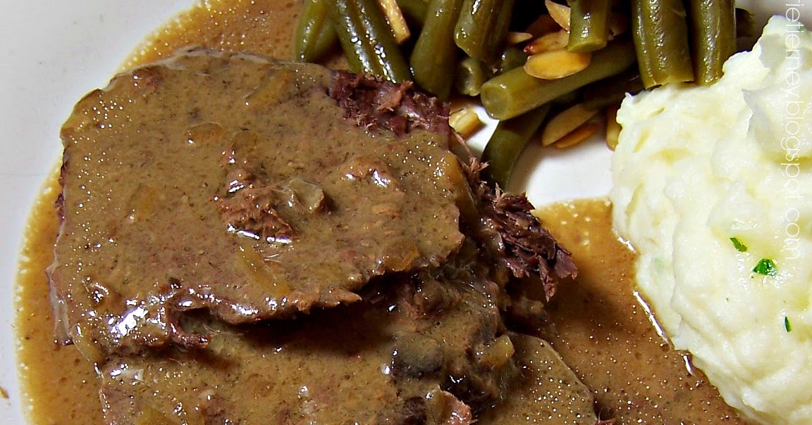 OllaPodrida Slow Cooker Roast Beef with Red Eye Gravy