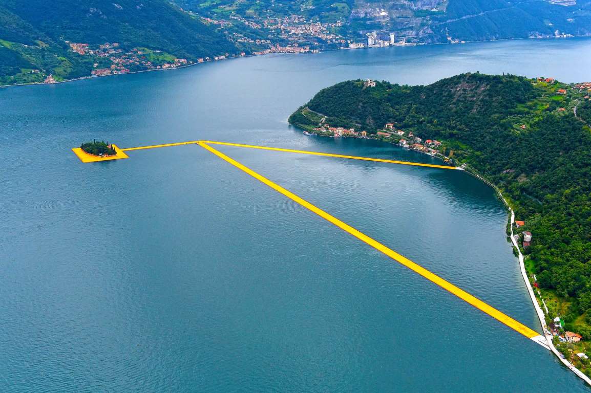 designdautore Christo, The Floating Piers, Lago d’Iseo, Italy