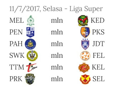 Live Streaming Pahang vs JDT 11.7.2017 Liga Super
