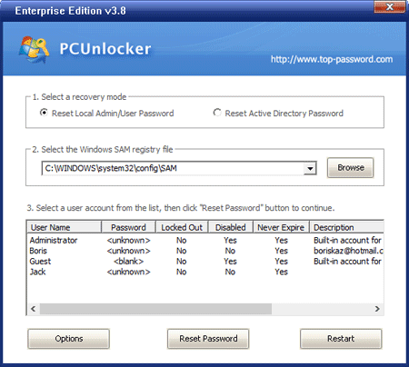 download pcunlocker full version crack