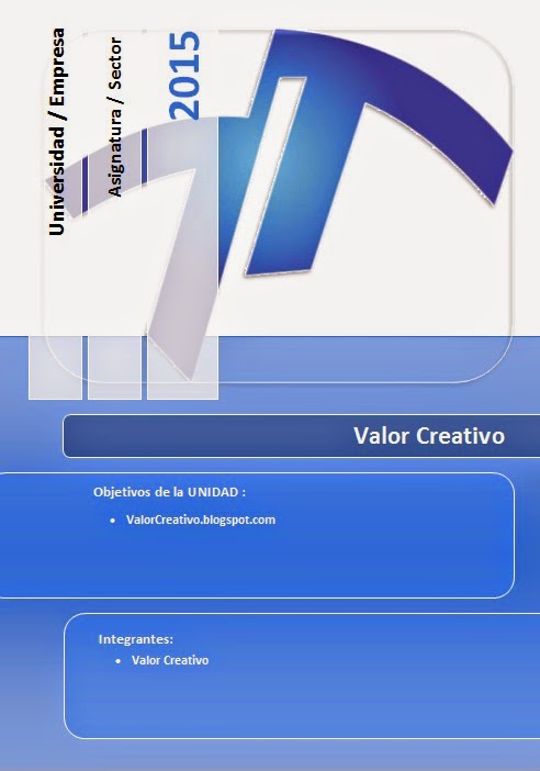 Valor Creativo Portadas Word