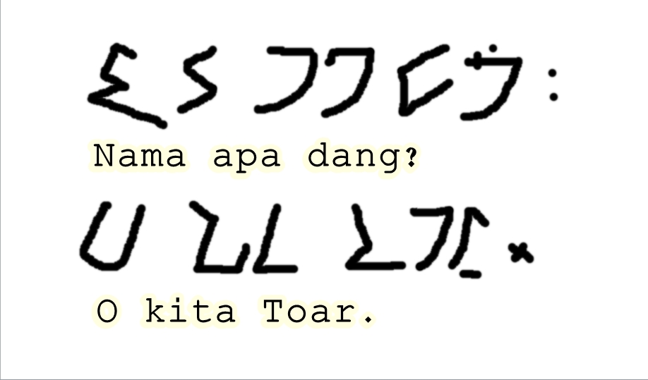 Kisahku, kisahmu, kisah kita: Aksara Minahasa atau Aksara Malesung ...