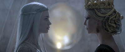 Emily Blunt and Charlize Theron in The Huntsman Winter's War