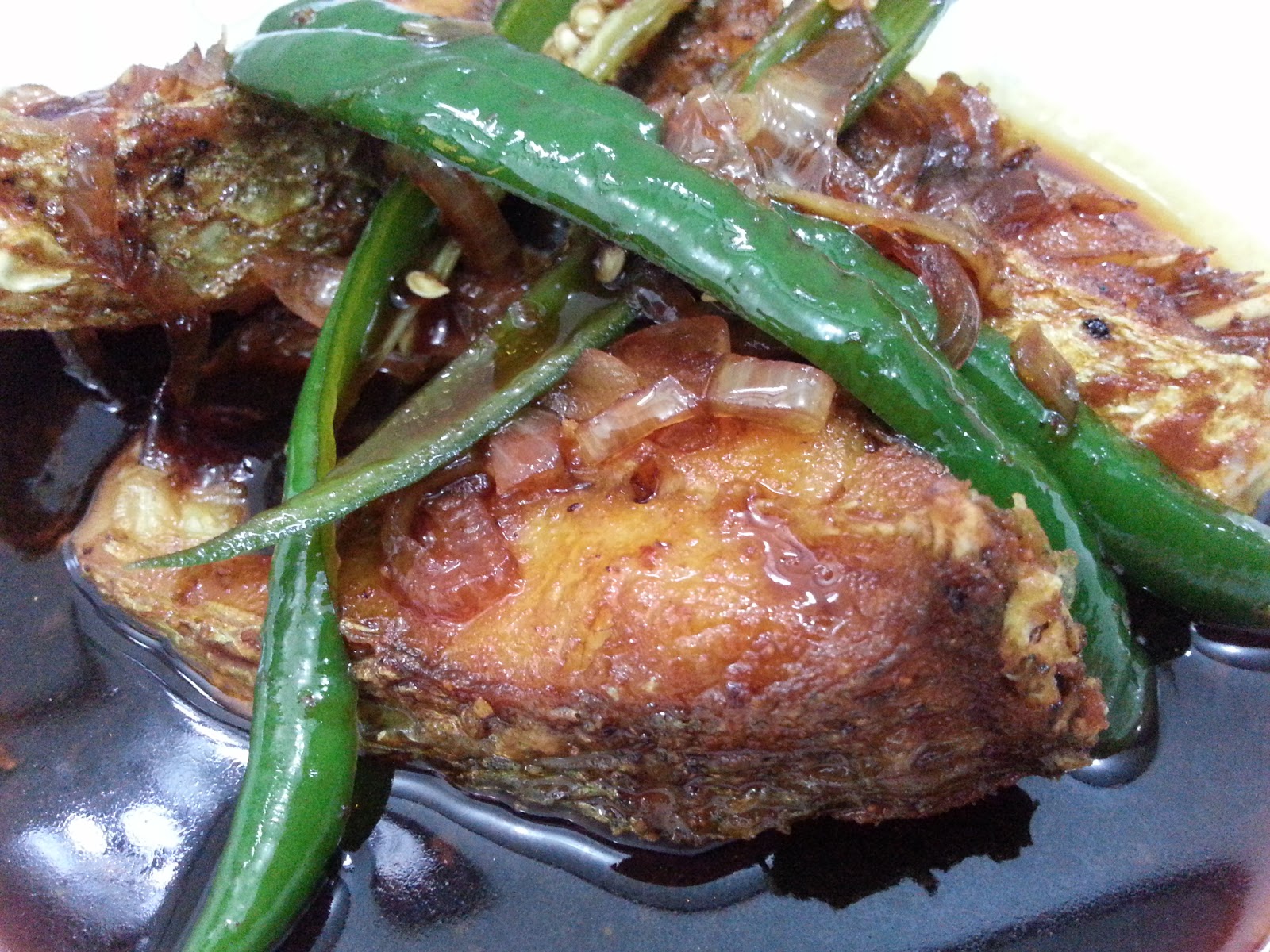 Masak kicap Ikan gerut2 ~ SuteraUngu87
