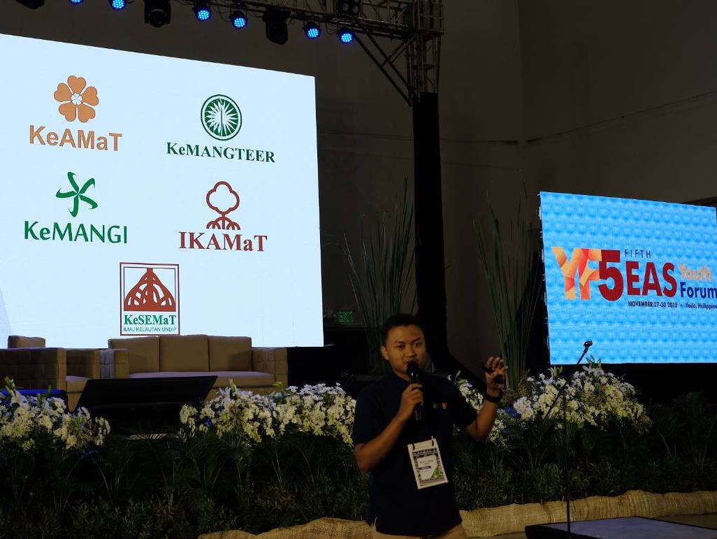 IKAMaT Pembicara The Fifth East Asian Seas Youth Forum 2018 di Filipina