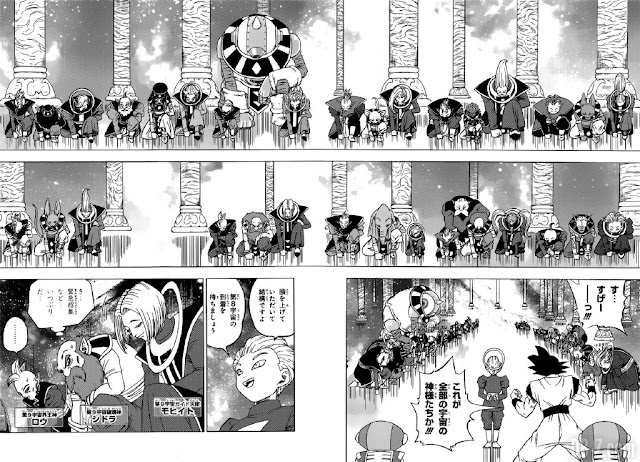 Dragon Ball Super mangá 28 Deuses da Destruição Goku Daishinkan