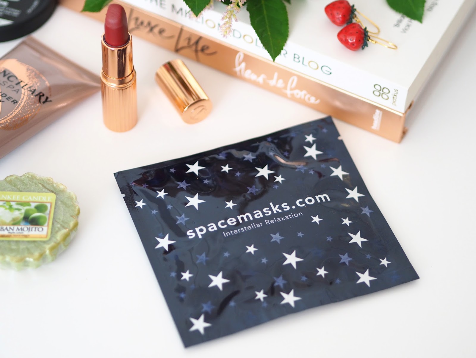 Loves List July, Katie Kirk Loves, UK Blogger, Beauty Blogger, Fashion Blogger, Beauty Favourites, Lush Cosmetics, Charlotte Tilbury, Sanctuary Spa, Spacemasks Eye Masks, Yankee Candle, And Mary Jewellery, Summer Favourites
