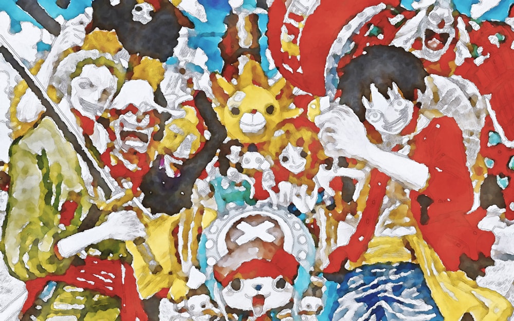 One Piece 水彩画風にするブログ