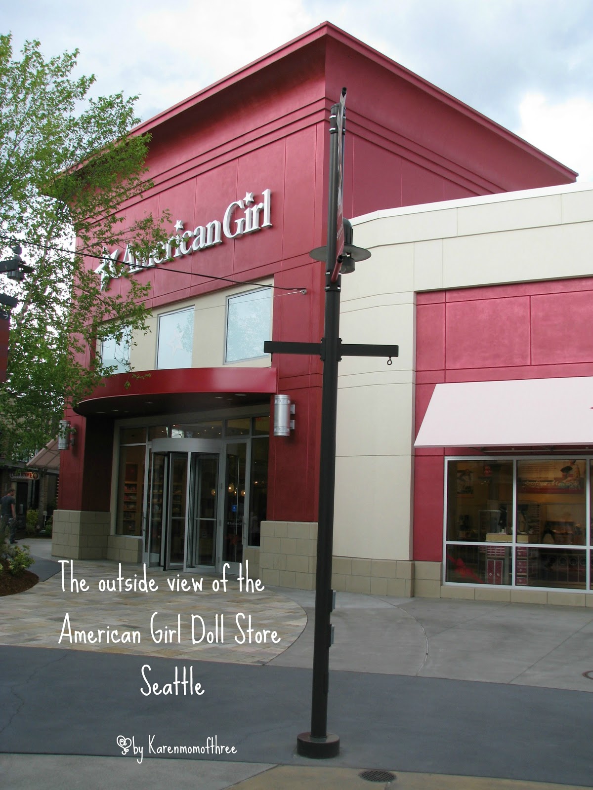 Karen Mom of Three's Craft Blog New Seattle American Girl Doll Store has now openned