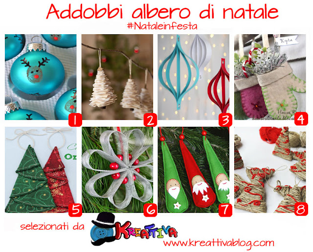 Kreattiva Lavoretti Di Natale.19 Addobbi Per Albero Di Natale Kreattivablog