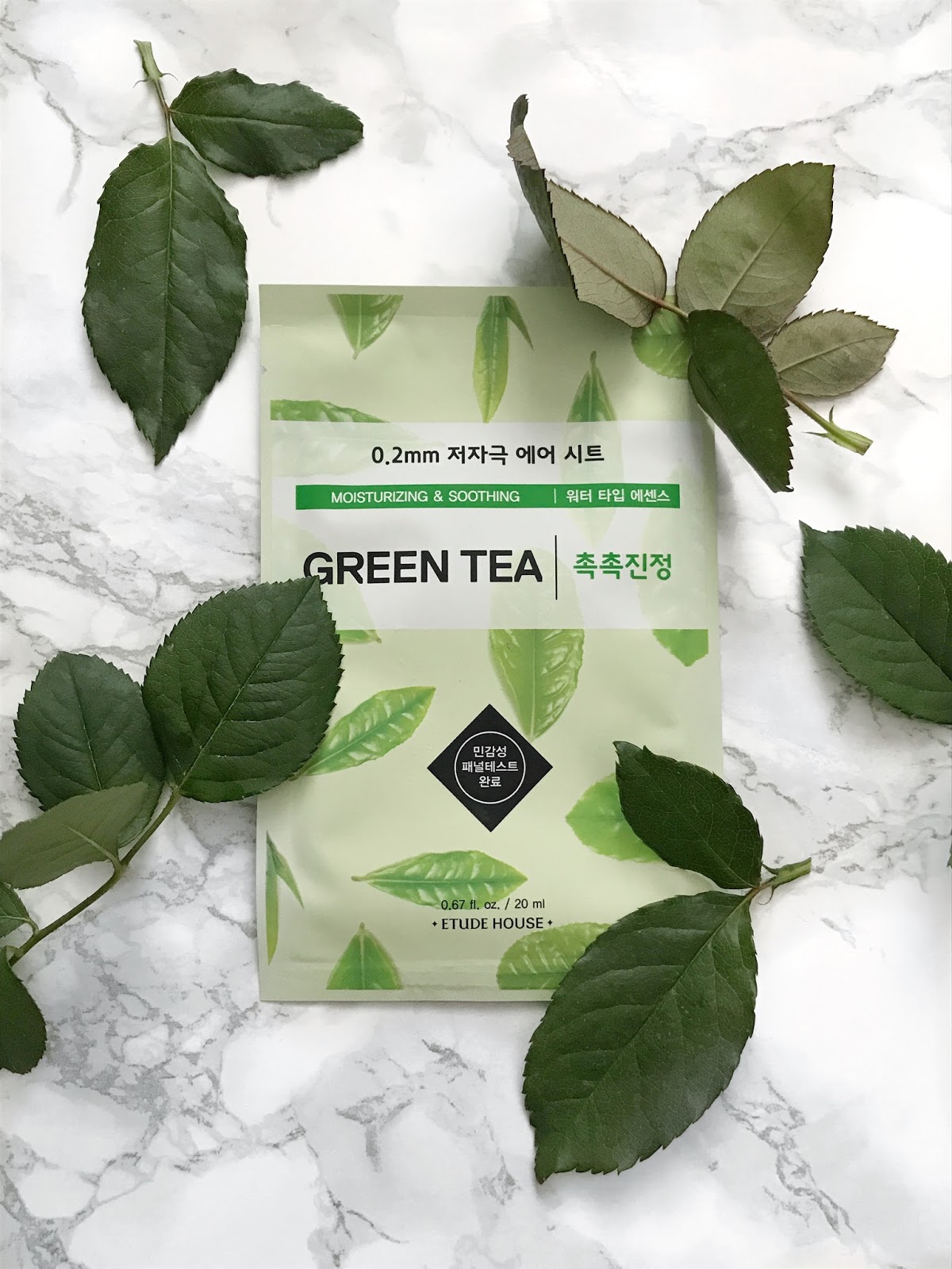 Etude House 0.2 Therapy Air 10 Pack Face Mask Set Green Tea Penny A