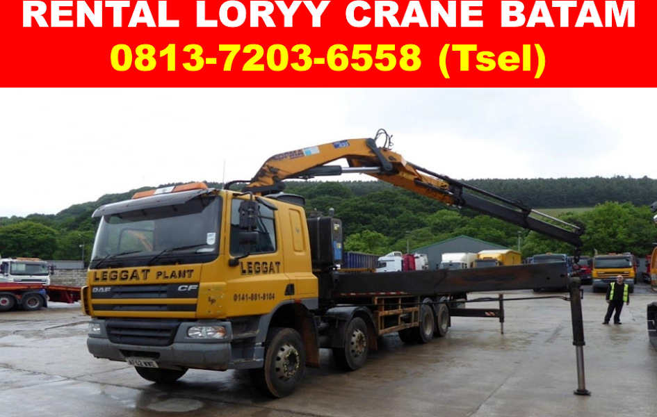 TLP, 081372036558 (Tsel), Rental Lori Crane Batam