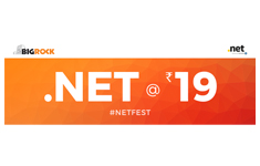 BigRock : Get .net domain for 1 year at just Rs 19/-.