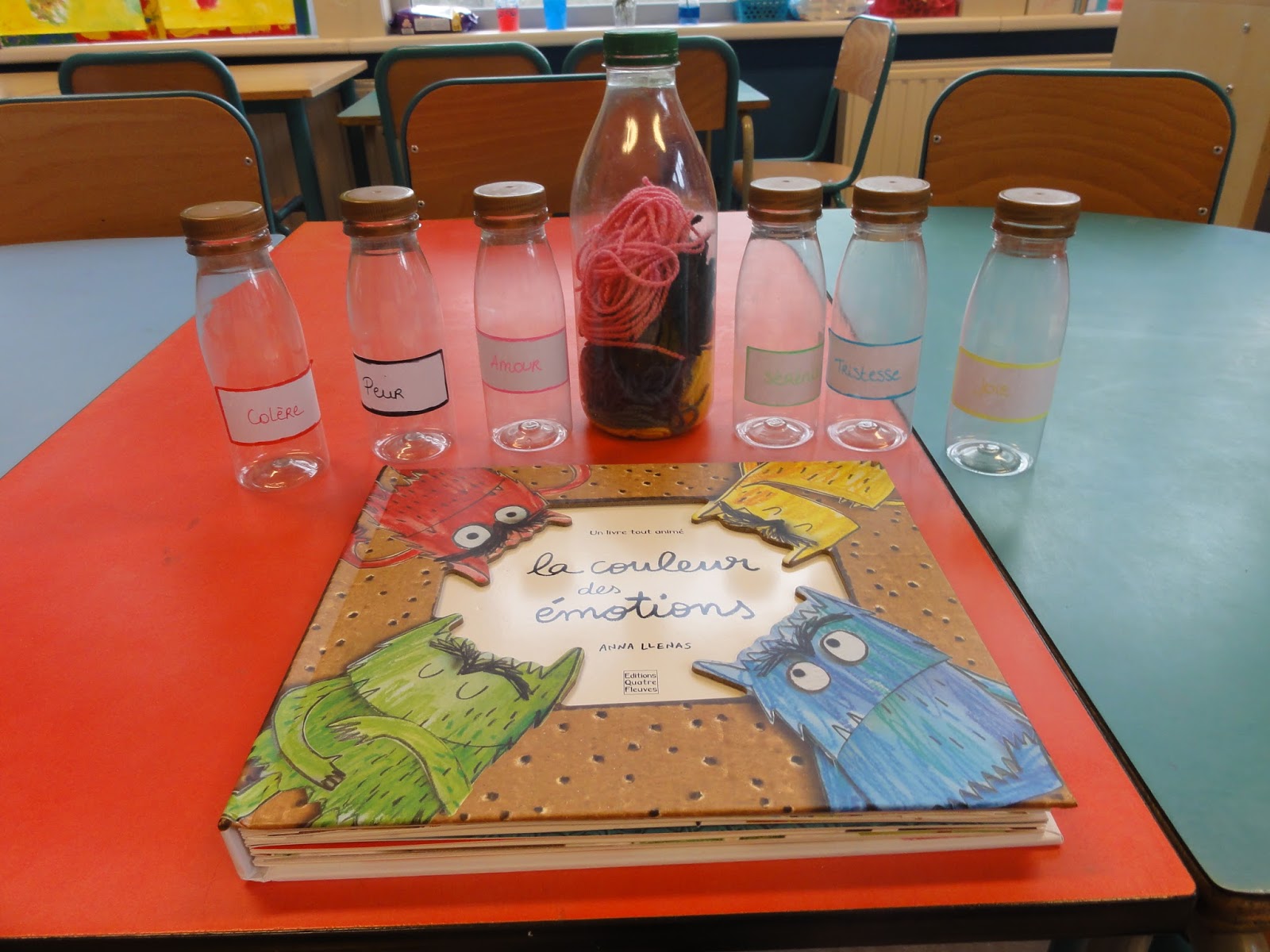 Mes études d'institutrice maternelle : La couleur des émotions