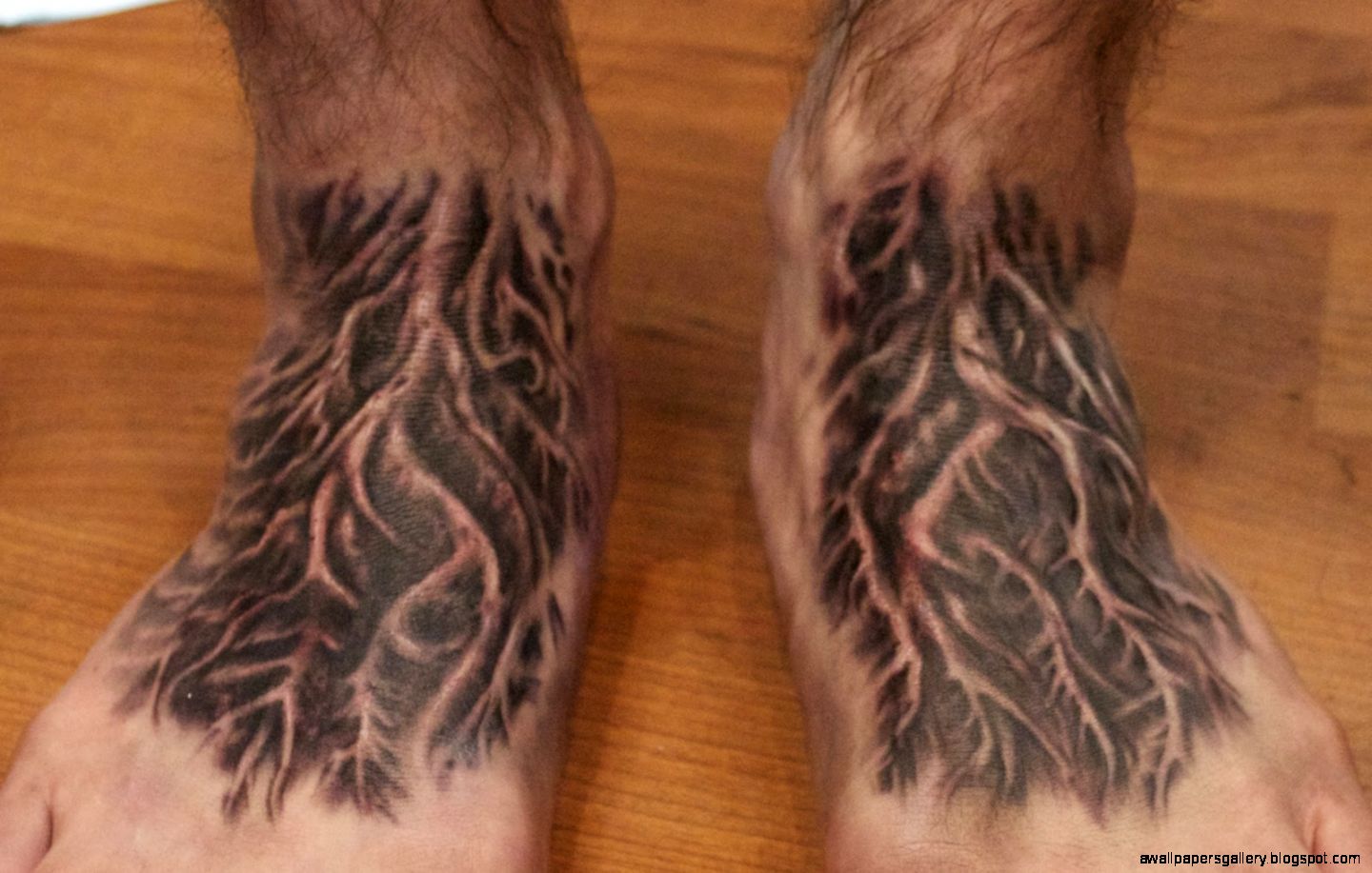 Tree With Roots Tattoo