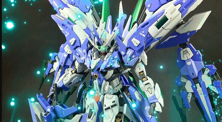 Custom Build: MG 1/100 Gundam 00 Amazing QAN [T] [GBWC 2017]