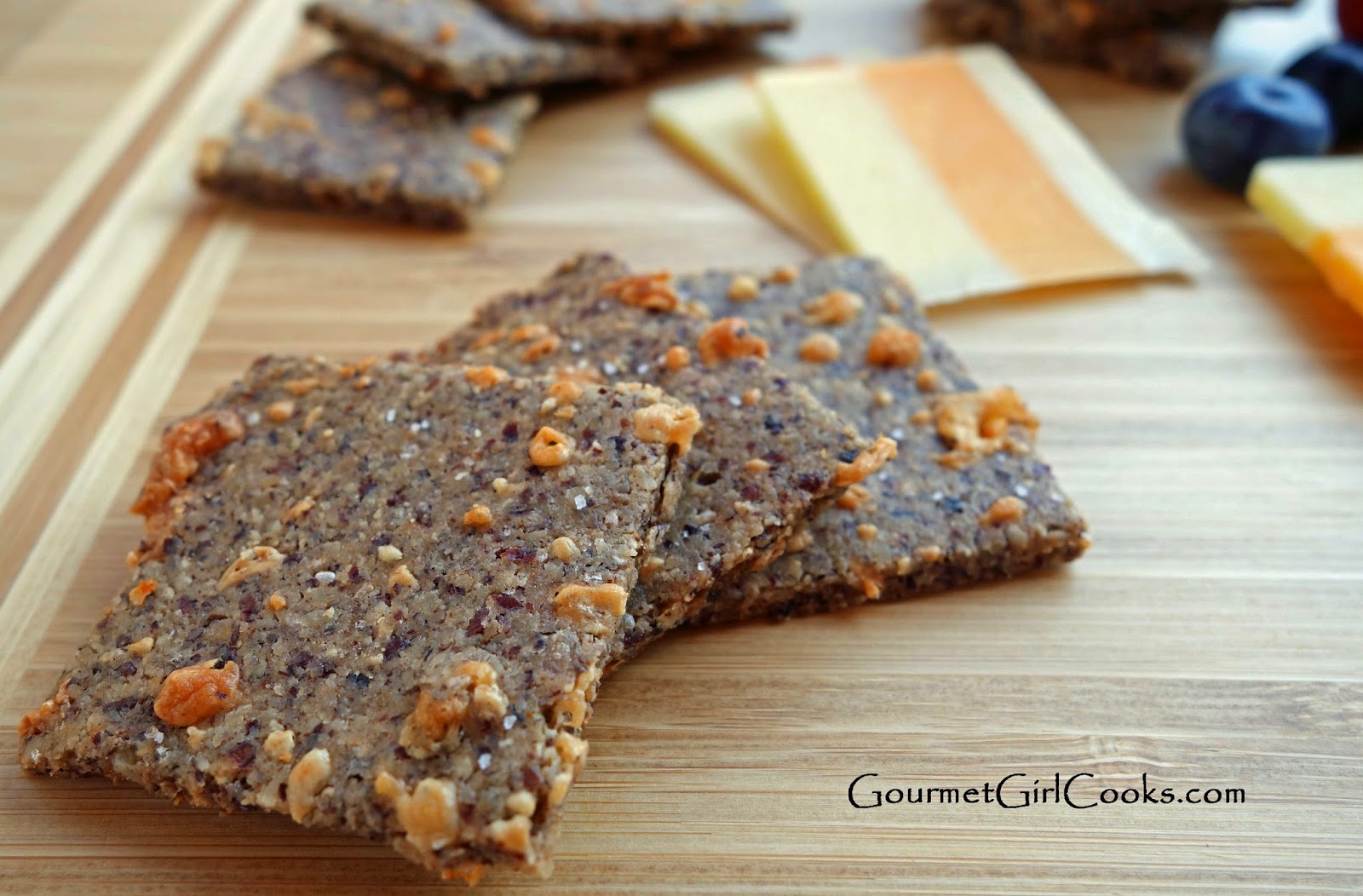 Gourmet Girl Cooks Spicy PepperJack Crackers A Delicious GrainFree