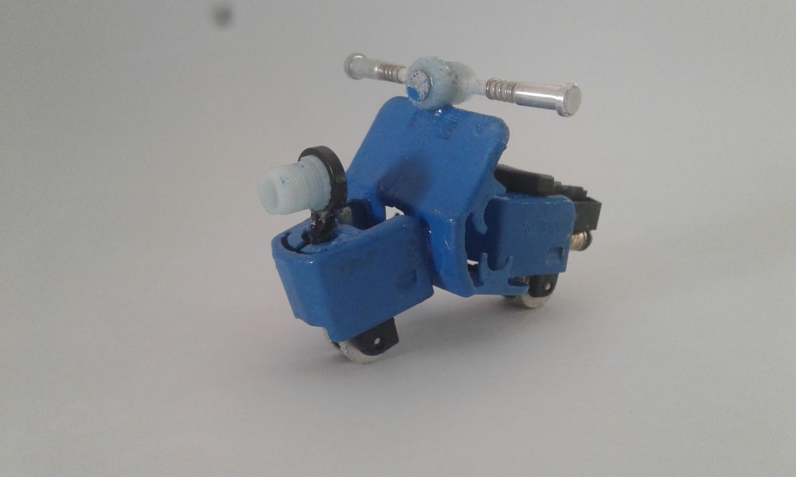 Karya Siswa Cara Membuat Miniatur Vespa Dari Korek Api