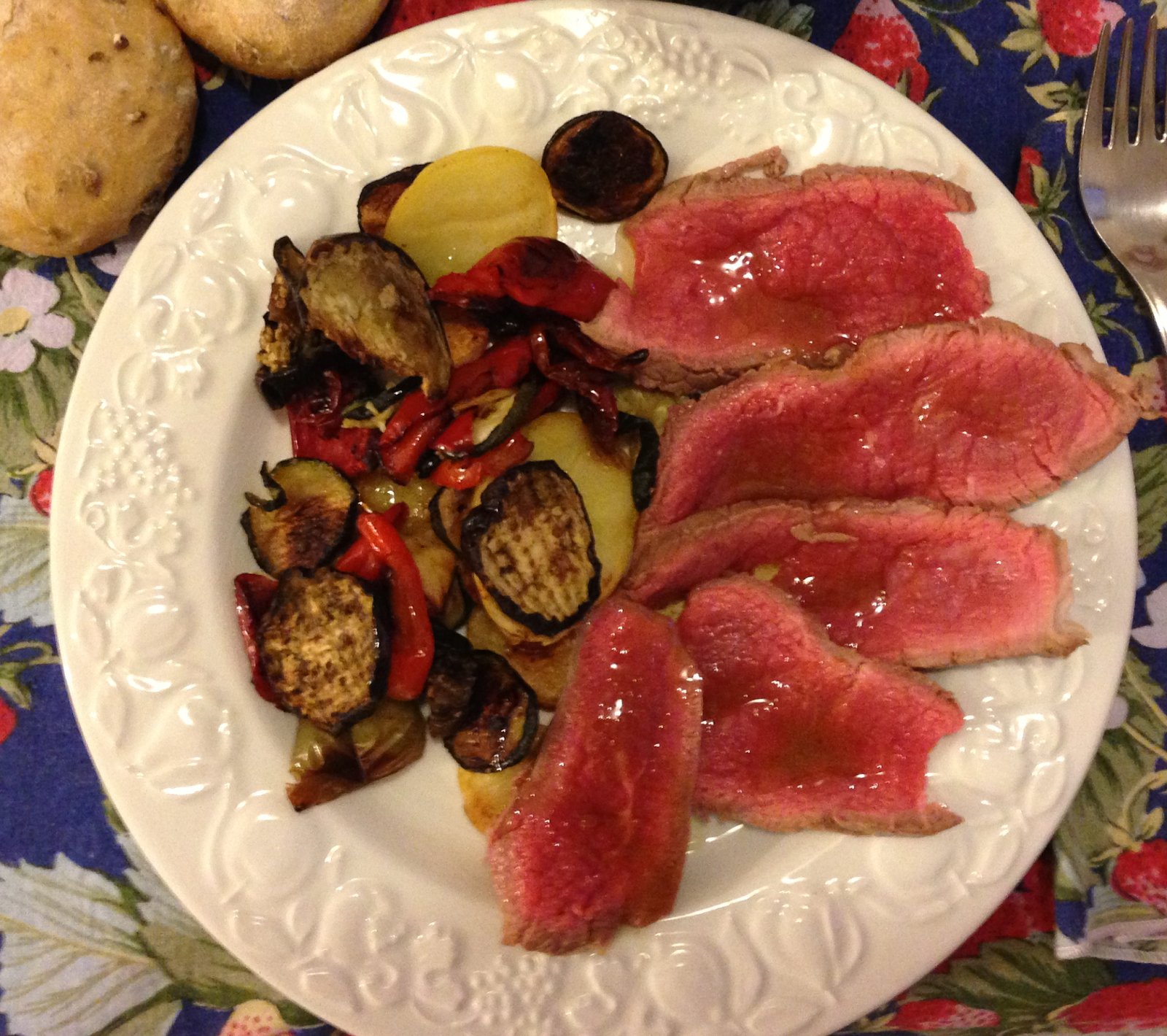 Ziggy in the kitchen Roast beef della Nonna!