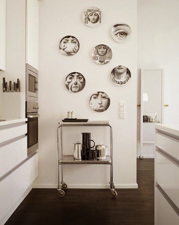 Fornasetti Plates Mimosa Lane