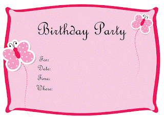 free printable birthday invites