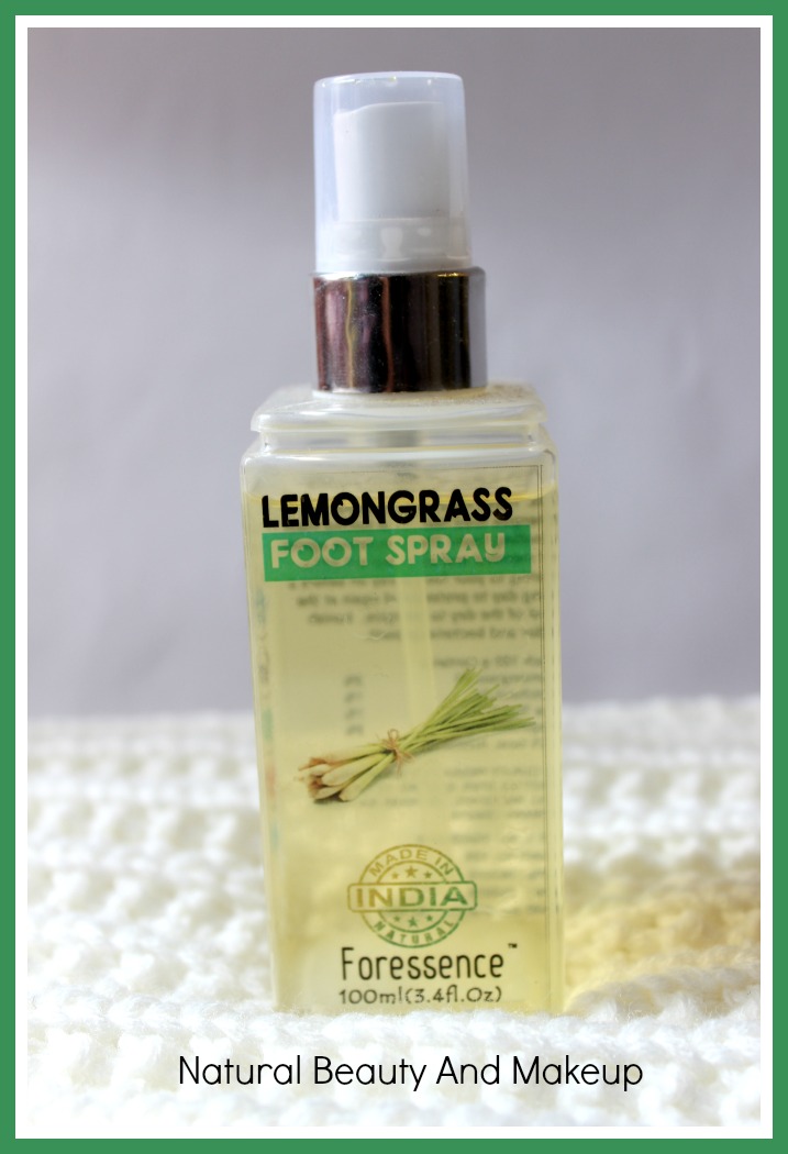 Natural Beauty And Makeup The Nature’s Co Lemongrass Foot Spray Review