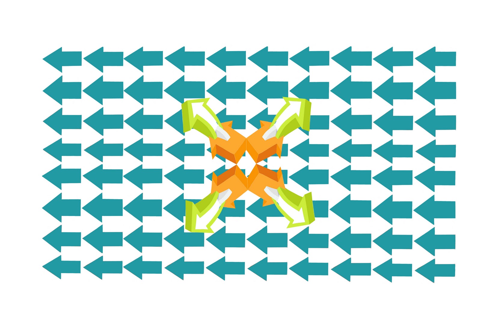 printmaking design by steven gonzales 3D arrow works