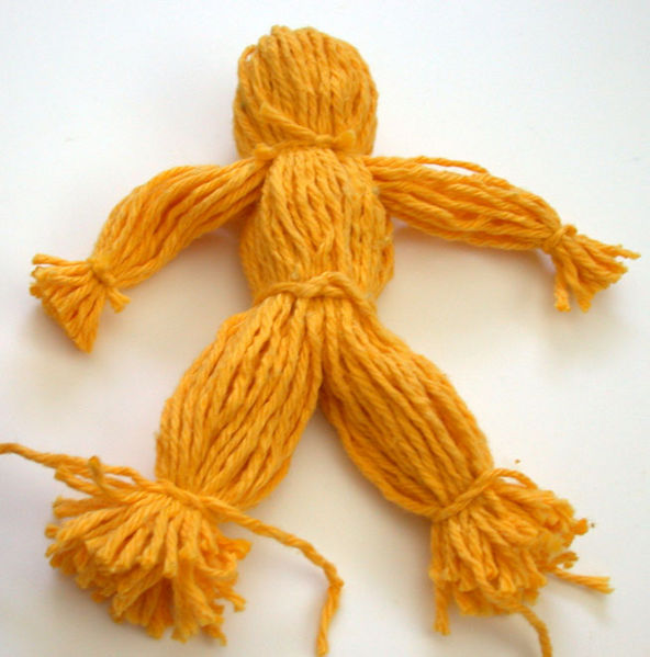 como hacer muñecas con lana