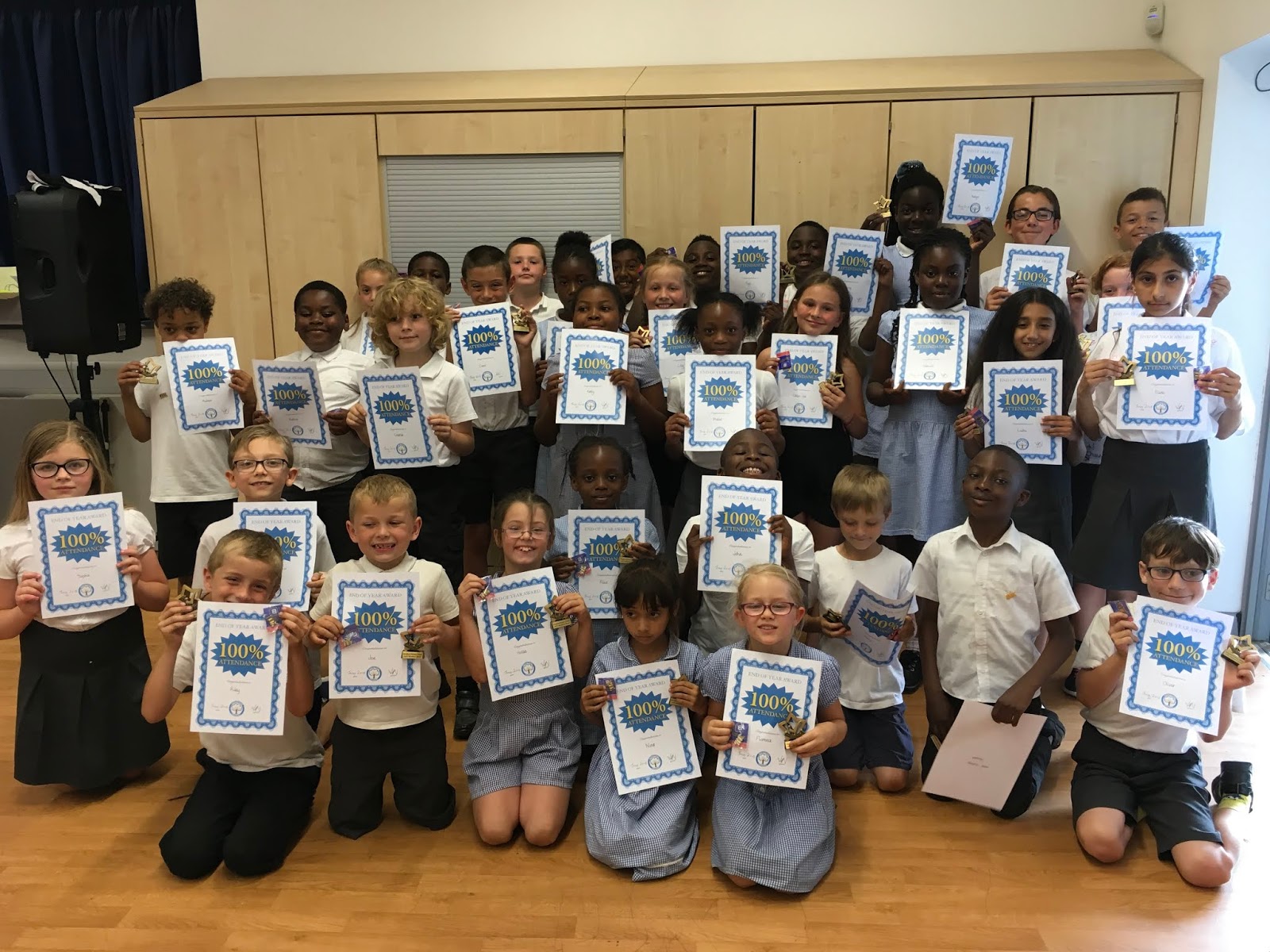 Broadford Primary 100 Attendance Awards