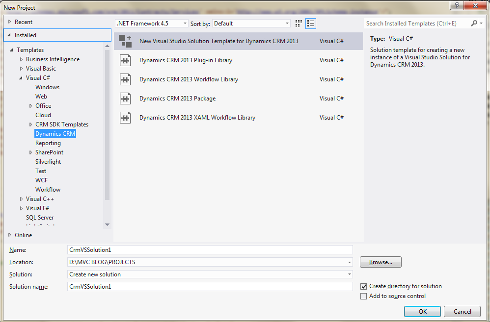 The Microsoft Dynamics Crm Club Install CRM 2013 Developer Tools in