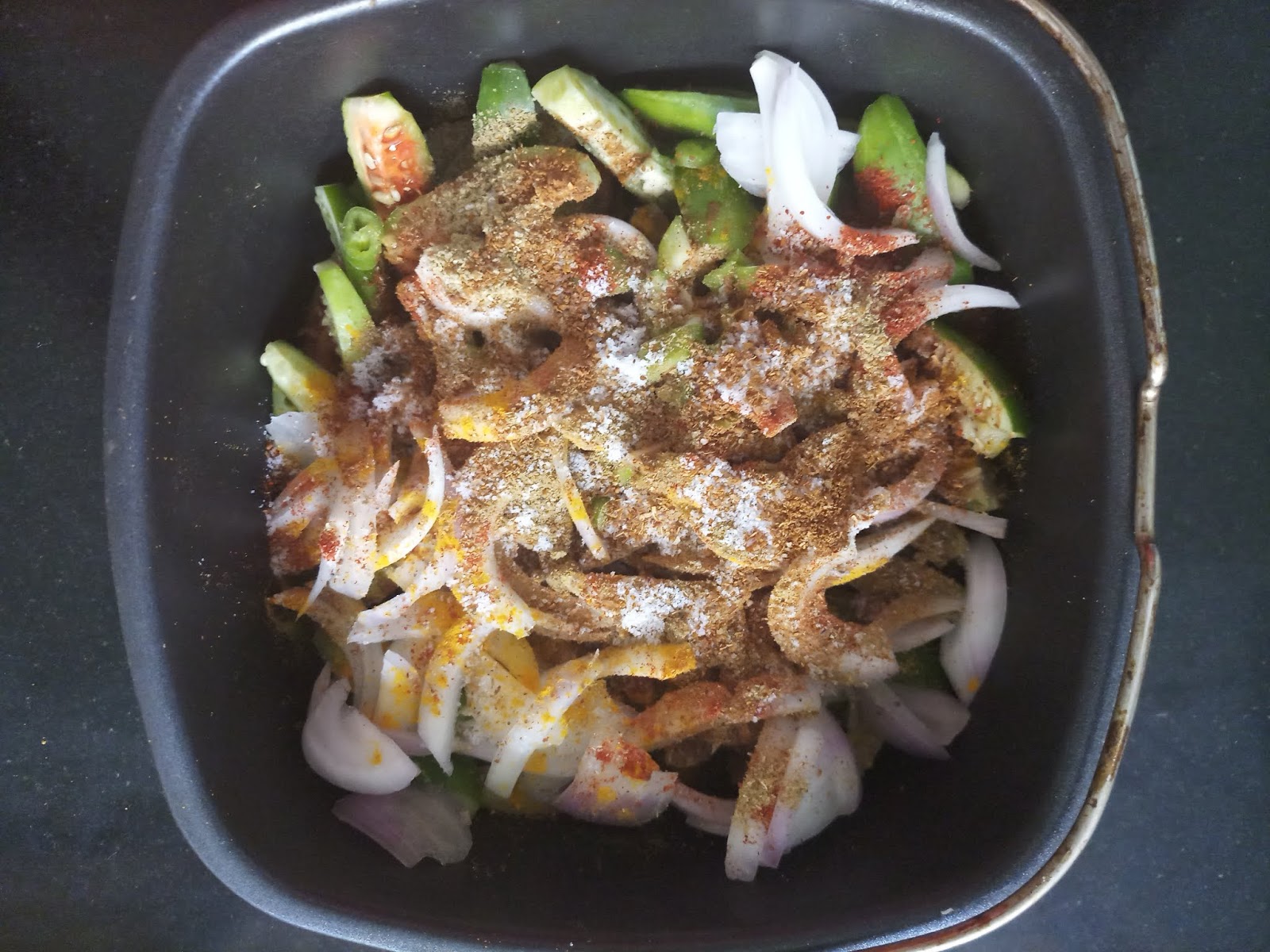 IVY GOURD/TINDORA FRY IN AIR FRYER Air fryer Veg recipes (Indian Veg