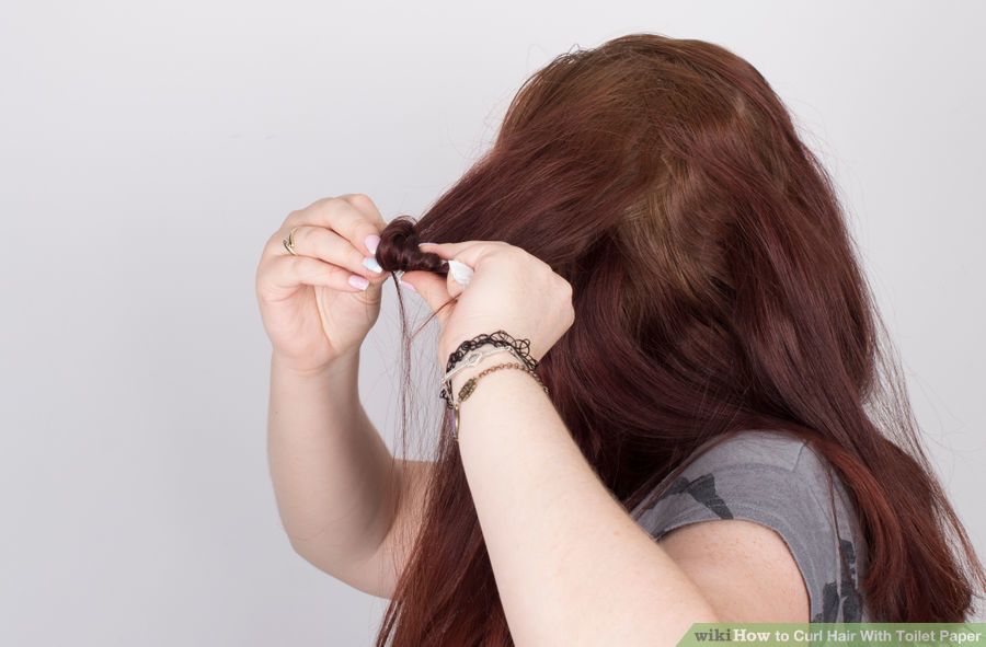 Curl Hair With Toilet Paper