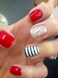 nail designs nails latest decorate cute styles christmas collections9 among stripes beauty help