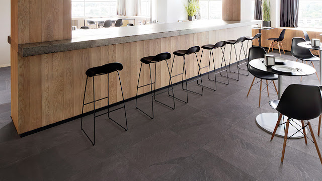 Tile design ideas with Mustang Slate - A triumph of design and natural beauty