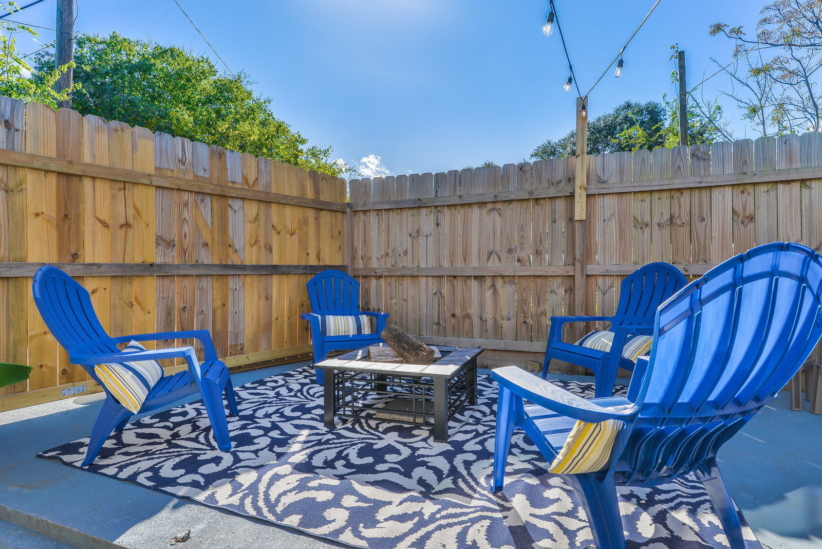 Plum Tiny House Galveston (Glamour Shots!)