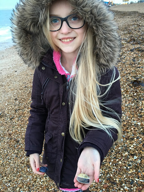 shell collecting in Southsea