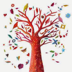 Dibujo de árbol a color