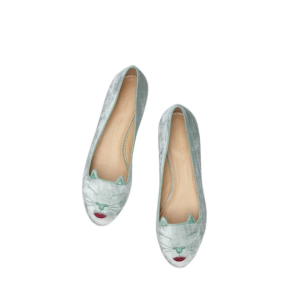 Pouty Kitty - Charlotte Olympia 'Kitty & Co' Cat Flats Collection