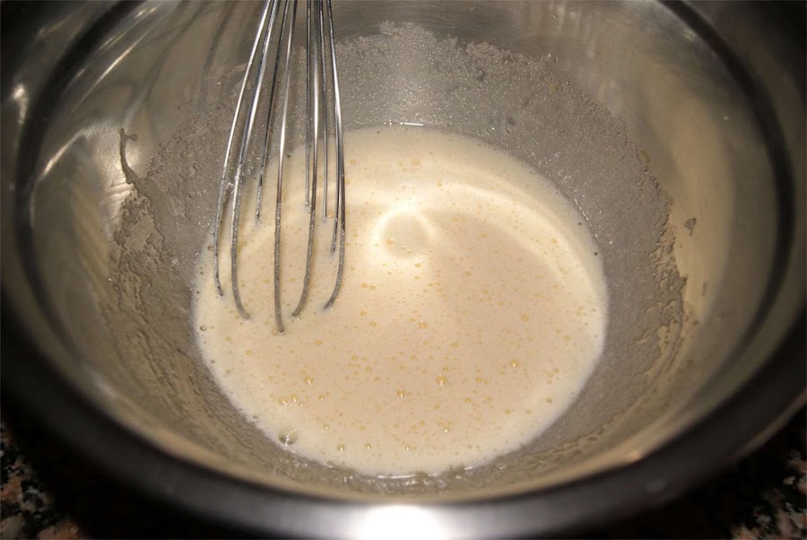 bizcocho de mandarina paso 1